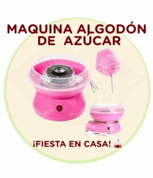 Máquina de Algodón de Azúcar para Hogar - Máquina Casera de Algodón Dulce - Fácil Uso Doméstico
